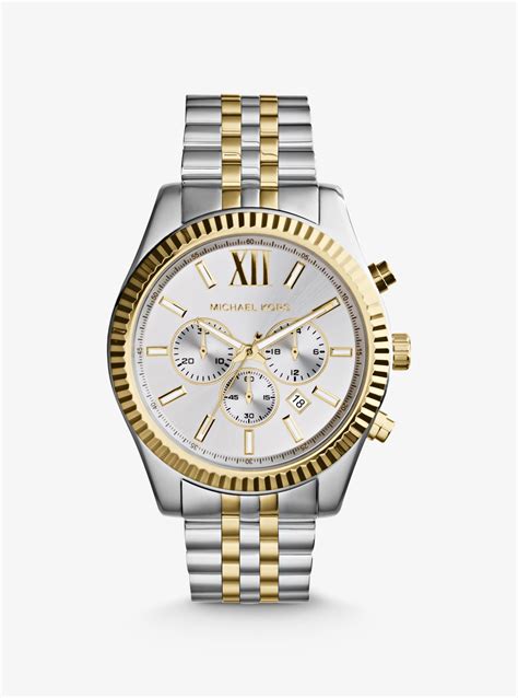 michael kors gold silber uhr damen|michael kors gold tones.